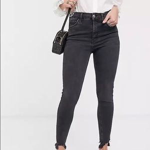 Topshop Black Denim Jeans